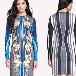 Clover Canyon Winter Solstice Long Sleeve Sheath Dress Size Medium
